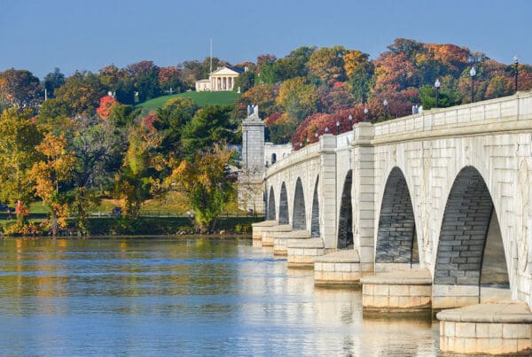 Insurance Solutions - Aerial View of Arlington Memorial Bridge